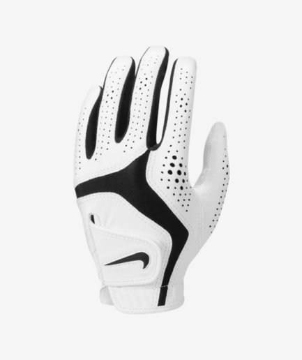 Nike Dura Feel 10-golfhandske (venstre hånd) - hvid
