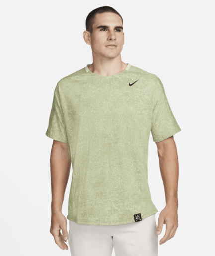 Kortærmet Nike Golf Club-golfoverdel til mænd - grøn