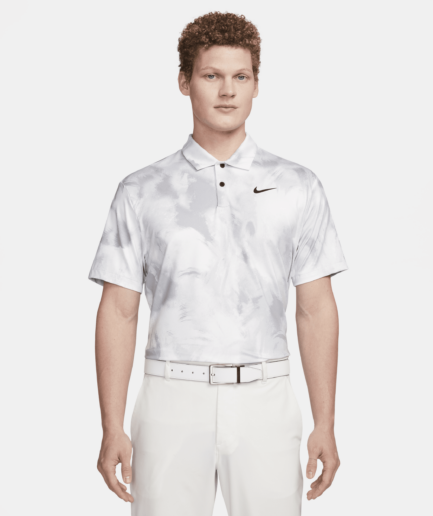Nike Tour Dri-FIT-golfpolotrøje til mænd - hvid