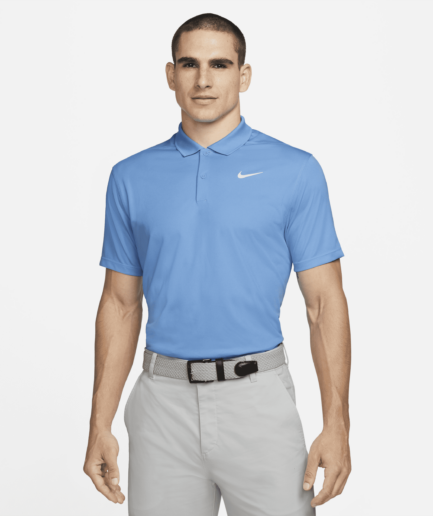 Nike Dri-FIT Victory-golfpolo til mænd - blå