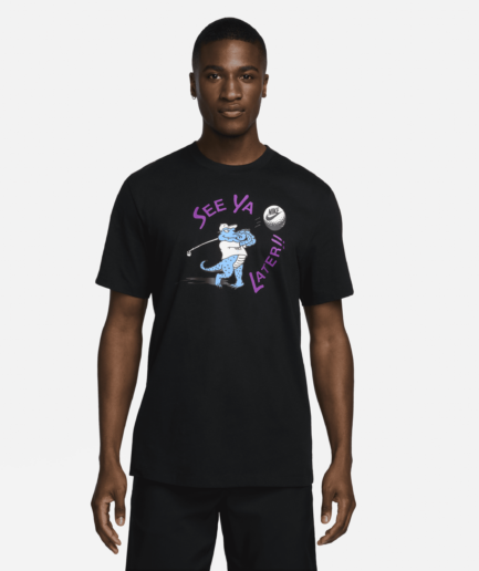 Nike golf-T-shirt til mænd - sort